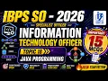 Java Programming MCQS IBPS SO IT Officer 2026 IBPS IT Officer MCQS PDF Notes 2026 IBPS SO IT