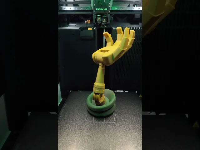 GI Robot Stand - Hands of Power - Mas Fuego 3D Productions video thumbnail