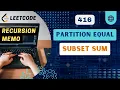 Partition Equal Subset Sum Leetcode 416 Recursion DP C POTD April 7th 2025
