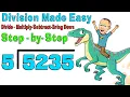 Long Division Made Easy Step by Step Learning for Beginners Divide 4-Digit by 1-Digit number