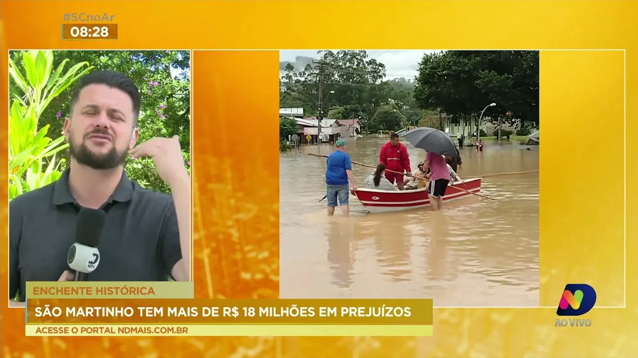 Cidade de São Martinho contabiliza mais de R$ 18 milhões de prejuízos devido às enchentes