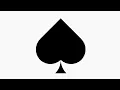 Basic Python Turtle Code Ace of Spades