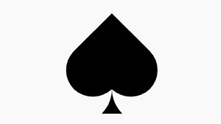 Basic Python Turtle Code Ace of Spades