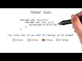 144 Inside a Nested Loop Solution