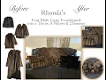 Rhonda s 4 Mink Coats Transformed into a Throw 8 pillows and 2 Bunnies