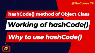 java lang package Object Class to String method hashCode method in Java TheCoders TV