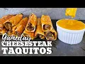 Cheese steak Taquitos on the Griddle - Easy Blackstone Griddle Appetizers