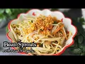 Download Lagu Bean Sprouts with Minced Fried Garlic, Vegetarian Recipe (sayur taugeh goreng)