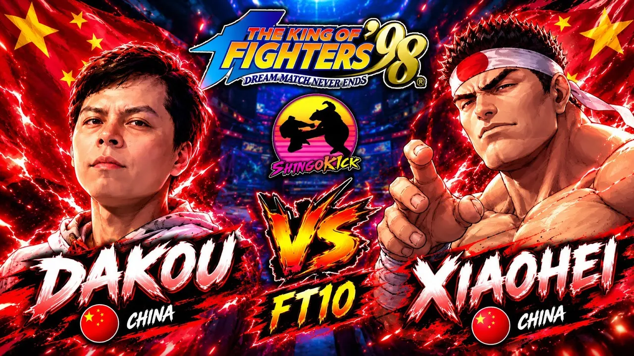 🔥Dakou contra el Mejor Goro de China😱🔥Dakou🇨🇳 🆚 Xiaohei🇨🇳 FT10 #kof98