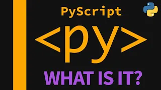 Python in your Frontend Web Dev - PyScript What is it