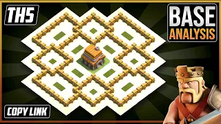 NEW BEST TH5 Base 2025 COC Town Hall 5 TH5 Trophy Base Design - Clash of Clans COC