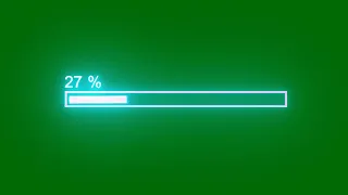 Green Screen New Loading Bar Video Footage 