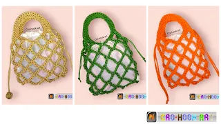 Crochet Net Bag Mesh Bags Cro Hook Art 