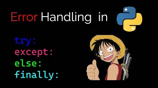 Python Error Handling Explained try except else finally