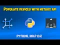 Populate devices to Netbox with python