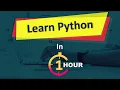 Learn python in 1 one hour in hindi Python for beginners Python full course in hindi