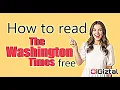 Bypass The Washington Times paywall by DiGiztal