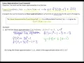 3 5c Linear Approximation