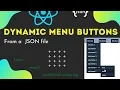 Dynamic menu buttons from JSON file in React nested sub-menus