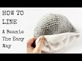 How to Line a Hat With Fleece
