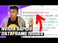 Nvidia Rapids Dask CUDA Dataframe Issues