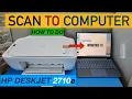 HP DeskJet 2710e Scan To computer