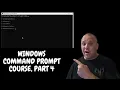 Windows Command Line course Part 4 - Renaming Directories and files