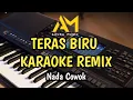 Download Lagu TERAS BIRU KARAOKE REMIX Nada Cowok | Azura musik by meggy z