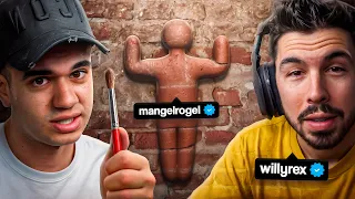 sTaXx y Willyrex se pintan las Mejores Rayas de Meccha Chamaleon!