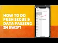 Swift iOS Notes App - 4 Intro to Push Segue Pass Data Storyboard