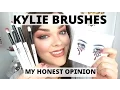 KYLIE BRUSHES REVIEW AND TUTORIAL MY HONEST OPINION Kylie Burgundy Palette Tutorial