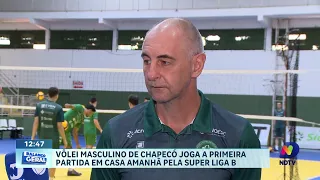 Vôlei masculino de Chapecó faz estreia em casa na Superliga B