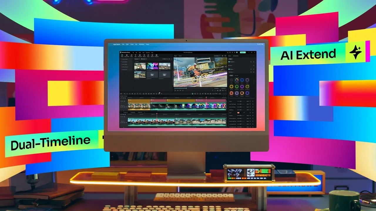 Wondershare Filmora France — Wondershare Filmora 15 — Edit like an expert with AI (YouTube video ad)