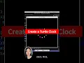 Create A Turtle Clock Using Python Coding