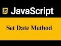 Set Date Methods in JavaScript Hindi