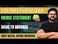 SQL Interview Question and Answers MERGE IN SQL BASIC TO ADVANCE Deepankar Pathak