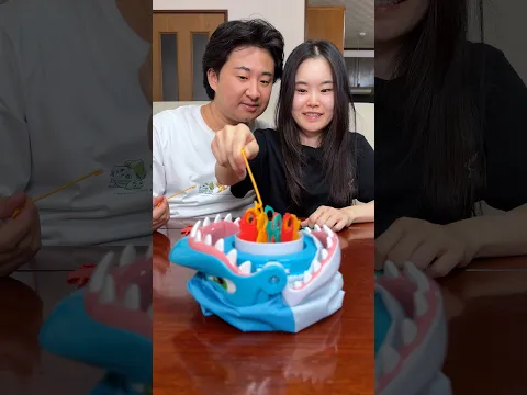 Shark bite challenge!! #shorts #games #challenge