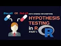 Hypothesis Testing in R Tidyverse broom Part I