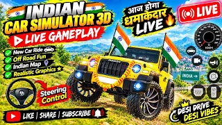 Modified Mahindra Thar😈Games:Indian Red Thar (Gadi Wala Games) Car Game Android Game - #2025#india