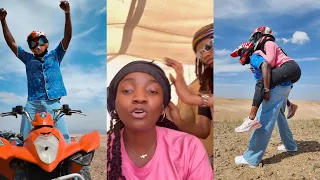 adekunle gold shared amazing happy moment with his wife u0026 daughter at birthday in desert 