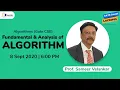 Algorithms GATE CSE - Fundamental Analysis of Algorithm