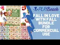 Fall in Love with Fall Bundle - Commercial Use Printable Planner