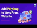 How to add Language Switcher in WordPress Website Add Polylang 2025