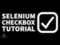 How to Handle Checkbox Tutorial Selenium Java