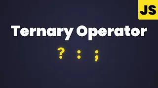 Ternary Operator in JavaScript 2025 - Episode 14