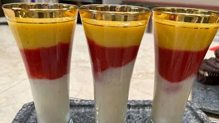 طريقة عمل عصير الـ 3 طبقات المطعم مع الشيف محمد حامد 