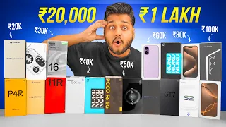 Best Smartphone Under ₹20,000 to ₹1Lakh