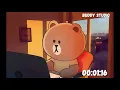 Study Art With Music - Line Friends Chill Brown Cover