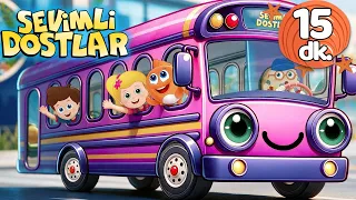 Bak Otobüs Geliyor 🚌 Eğitici Bebek Şarkıları (Şekiller, Sayılar, 5 Duyu) | Sevimli Dostlar