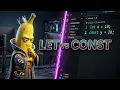 1 - Variables in JavaScript let const JS lessons